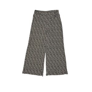 Joseph Ribkoff Wide Leg‎ Pants Geometric Print Palazzo Size 12 Black Tan Stretch